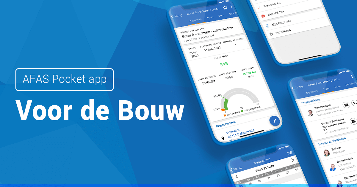 AFAS Pocket voor de bouw Kantoor & bouwplaats verbinden
